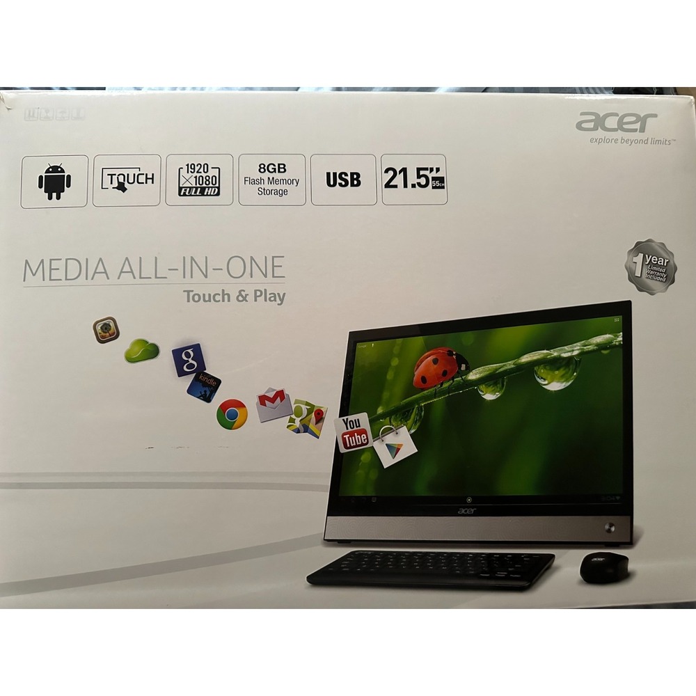 Acer Media All -In- One Touch & Play DA220HQL **READ**